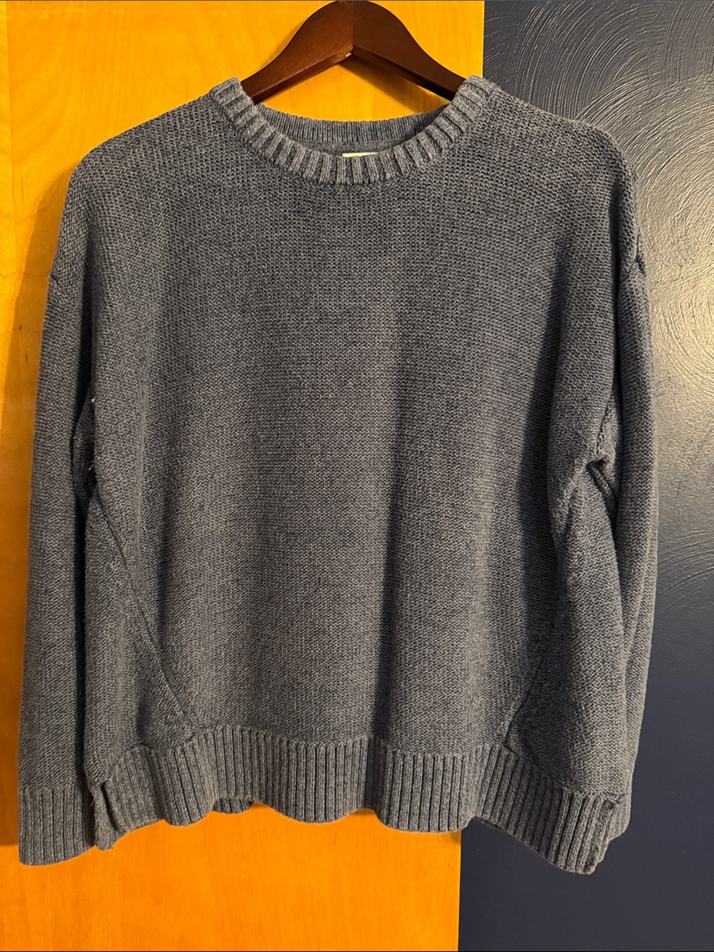 L.L. Bean Charcoal Crewneck Sweater